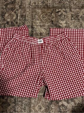 Red and White Gingham Lounge pants